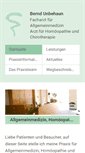 Mobile Screenshot of hausarzt-unbehaun.de